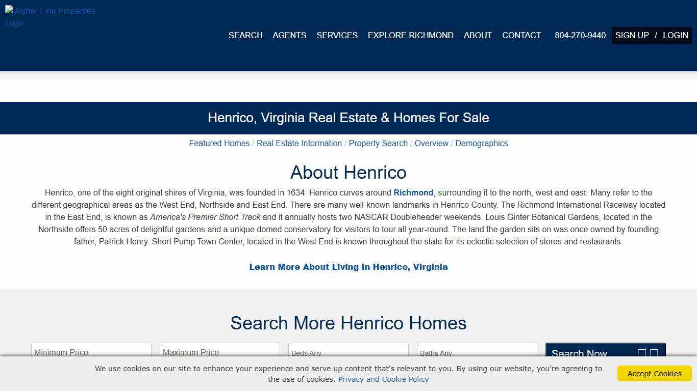 Henrico Real Estate Homes for Sale in Henrico, VA - Joyner Fine Properties